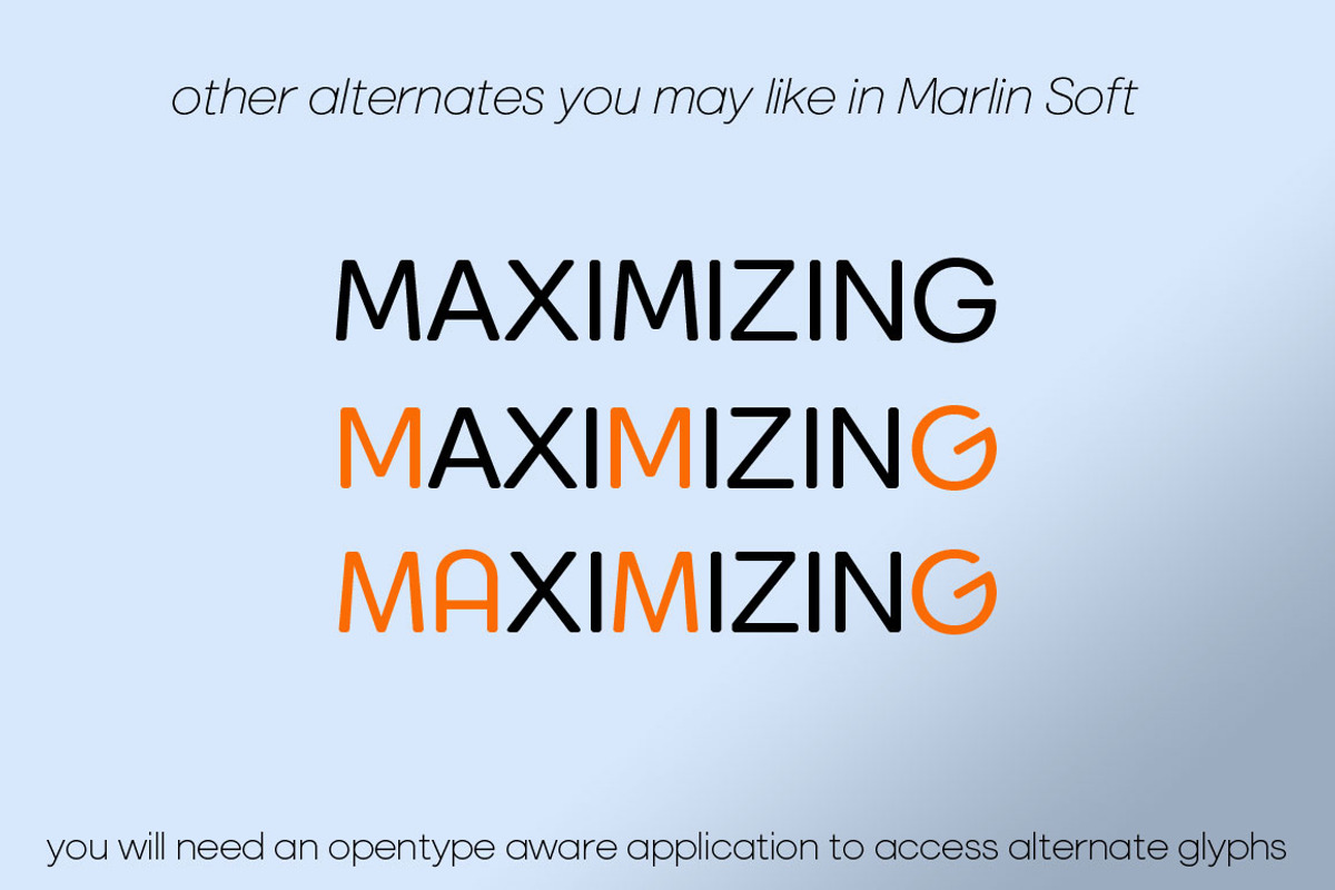 Marlin Soft Complete, a Font by FontMesa (Photo 7 of 11)