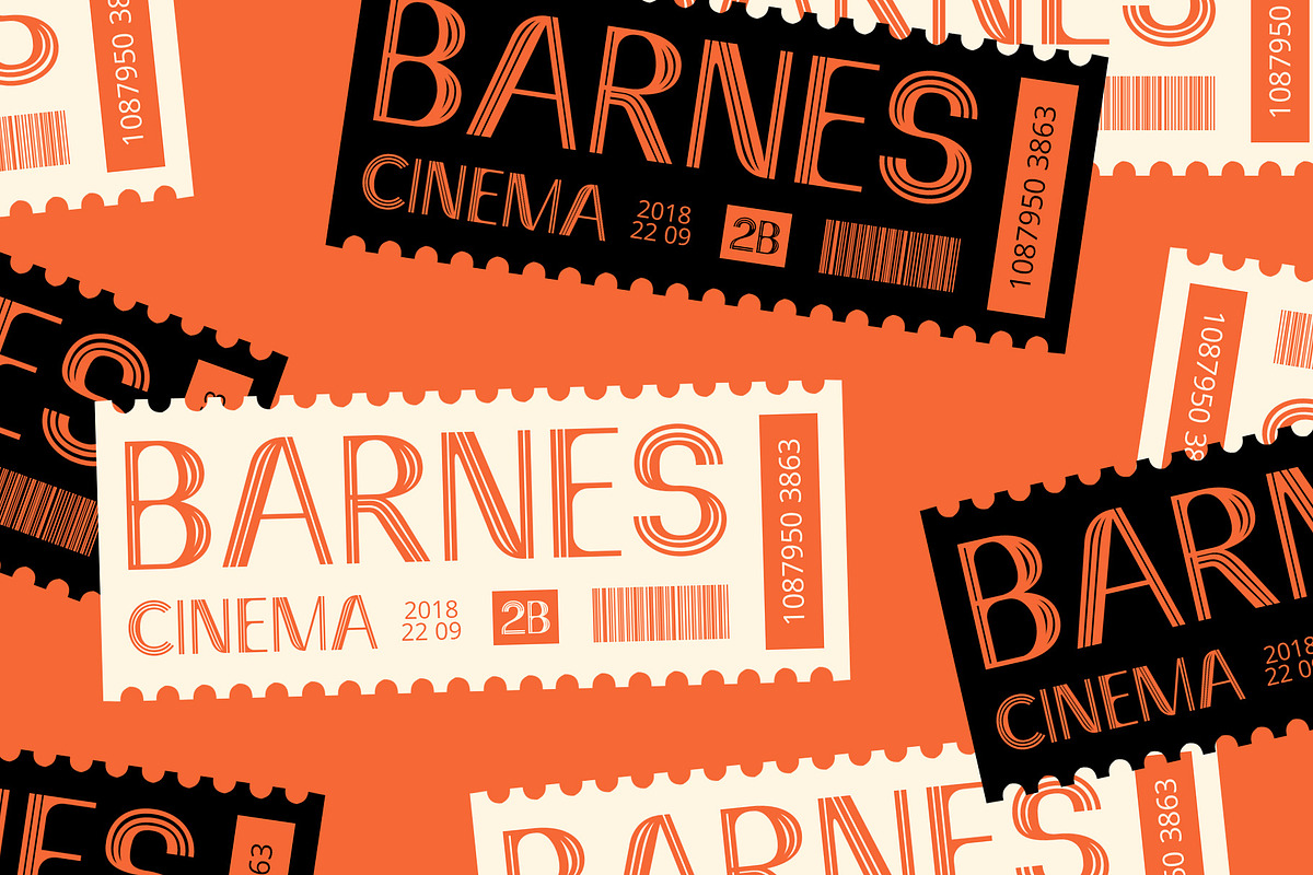 CS Shane – Stripe Font, a Sans Serif Font by Craft Supply Co. (Photo 6 of 8)