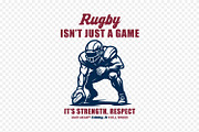 Rugby Lover T-shirt Design, a Sport Illustration by shaondesigns (Thumbnail 2 of 6)