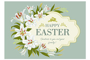 Easter Greeting Card Templates, a Card Template by Vector beauty (Thumbnail 2 of 3)