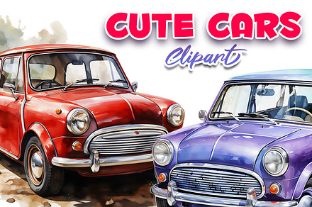 Cute Cars Clipart