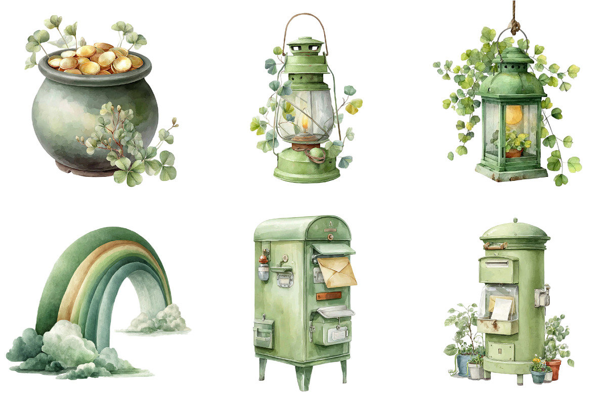 St-patricks Day Clipart Bundle, an Illustration by DreamArtGraphic (Photo 4 of 5)