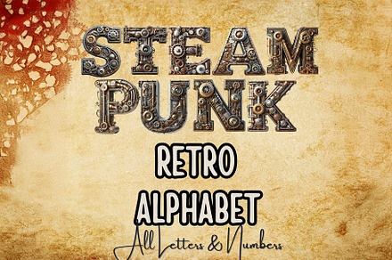 Steampunk Alphabet Steampunk Letters