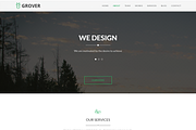 Grover - One-Page HTML5 Template, a Bootstrap Template by Studio Ember (Thumbnail 2 of 2)