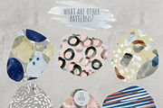 Watercolor patterns, a Pattern Graphic by ⚞ Kind Illustration ⚟ (Thumbnail 5 of 6)