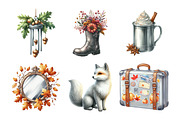 Vintage Aesthetic Autumn Clipart, an Illustration by Daily.Designs (Thumbnail 3 of 5)
