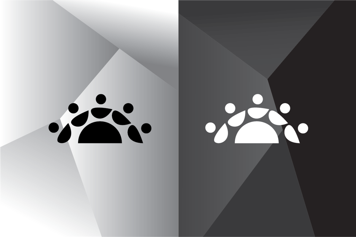 Half Round Network People Logo, a Branding & Logo Template by Heavtryq ...