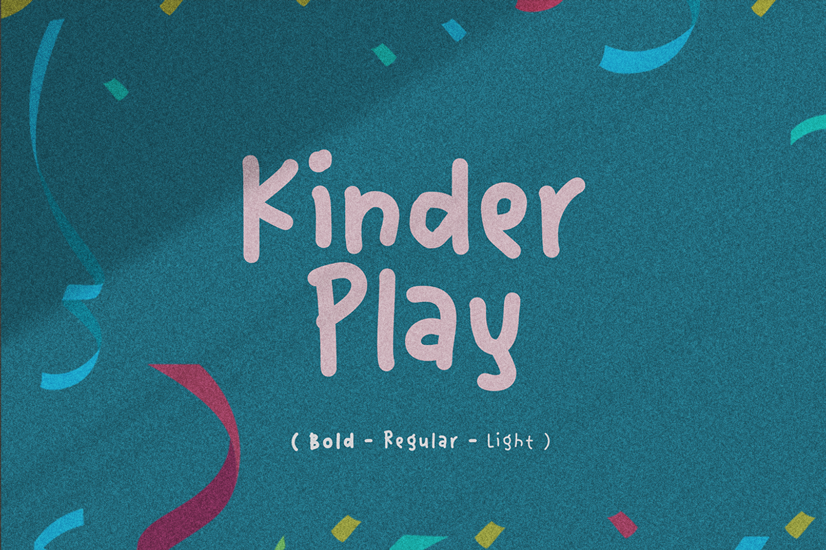 Kinder Play Handwriting, a Handwritten Font by Grontype (Photo 1 of 10)