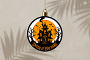 Enter If You Dare Haunted House SVG, a Seasonal Illustration by CrexoraLab (Thumbnail 3 of 3)