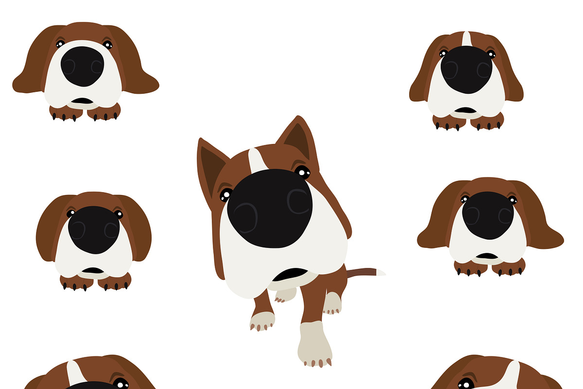 Dog with big head and nose, an Animal Illustration by Orangepencil (Photo 5 of 7)