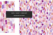 Watercolor dots and stars pattern, a Pattern Graphic by Art and Funny (Thumbnail 3 of 10)