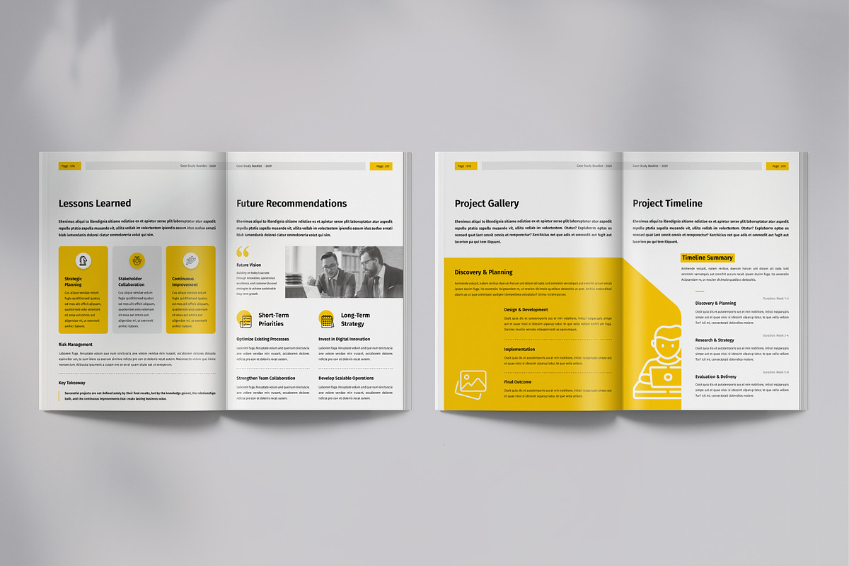 Case Study Booklet, a Brochure Template by Orcshape Studio (Photo 8 of 11)