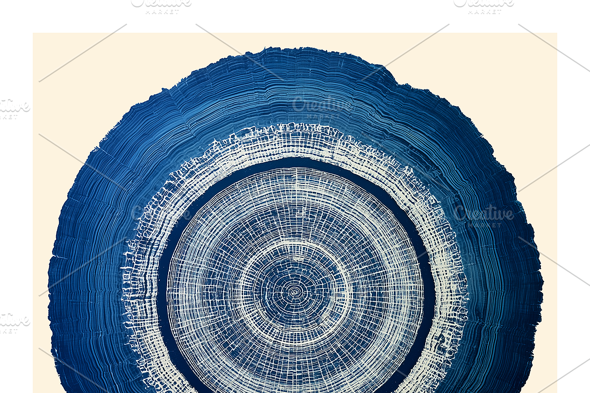 Natt Collection · Organic Tree Rings, a Texture Illustration by milatovar (Photo 13 of 19)