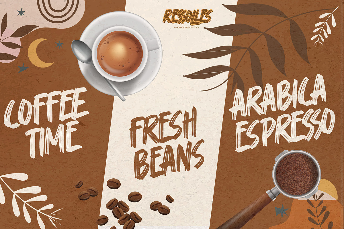 Ressolles - Handmade Brush Typeface, a Sans Serif Font by Gassstype (Photo 5 of 8)