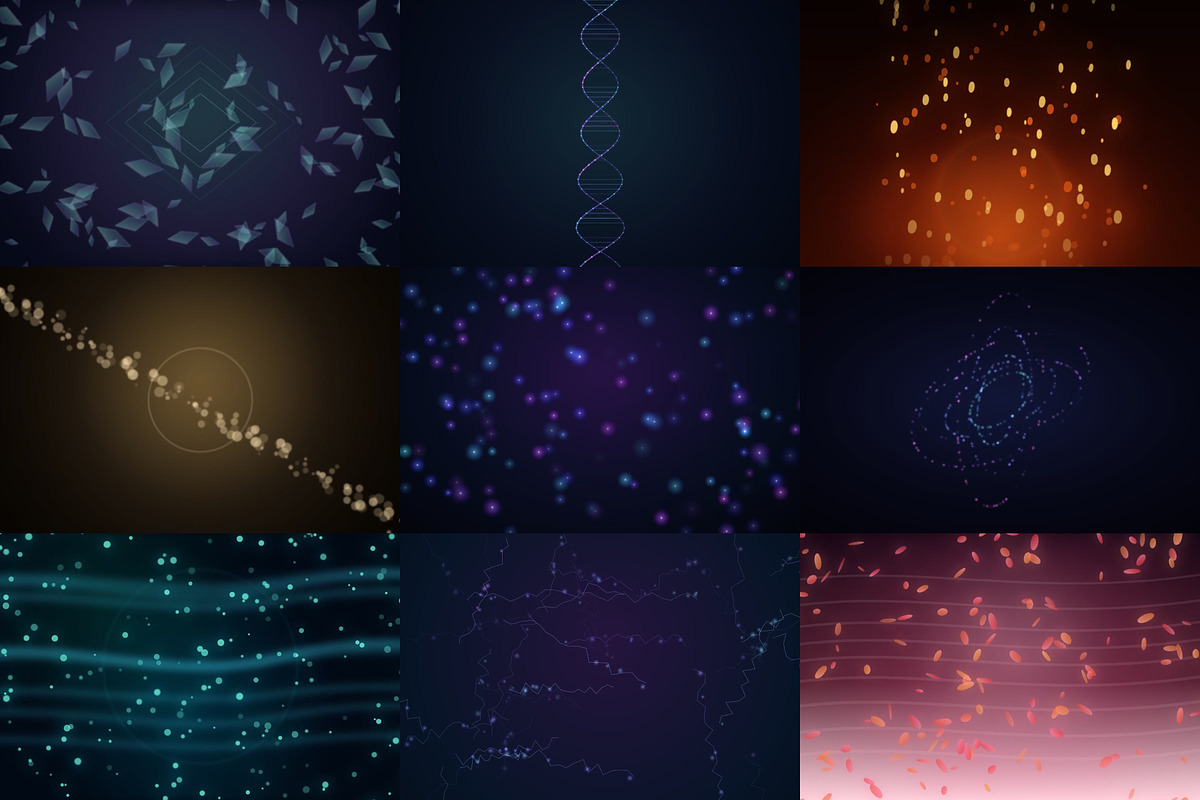 Particles Live Wallpaper & 4K Pack, a Background Graphic by cheapmotiongraphics (Photo 2 of 7)