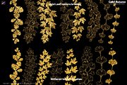 Procreate Gold Autumn Metallic Brush, a Brush Add-On by Fashion Workshop Bkk (Thumbnail 12 of 13)