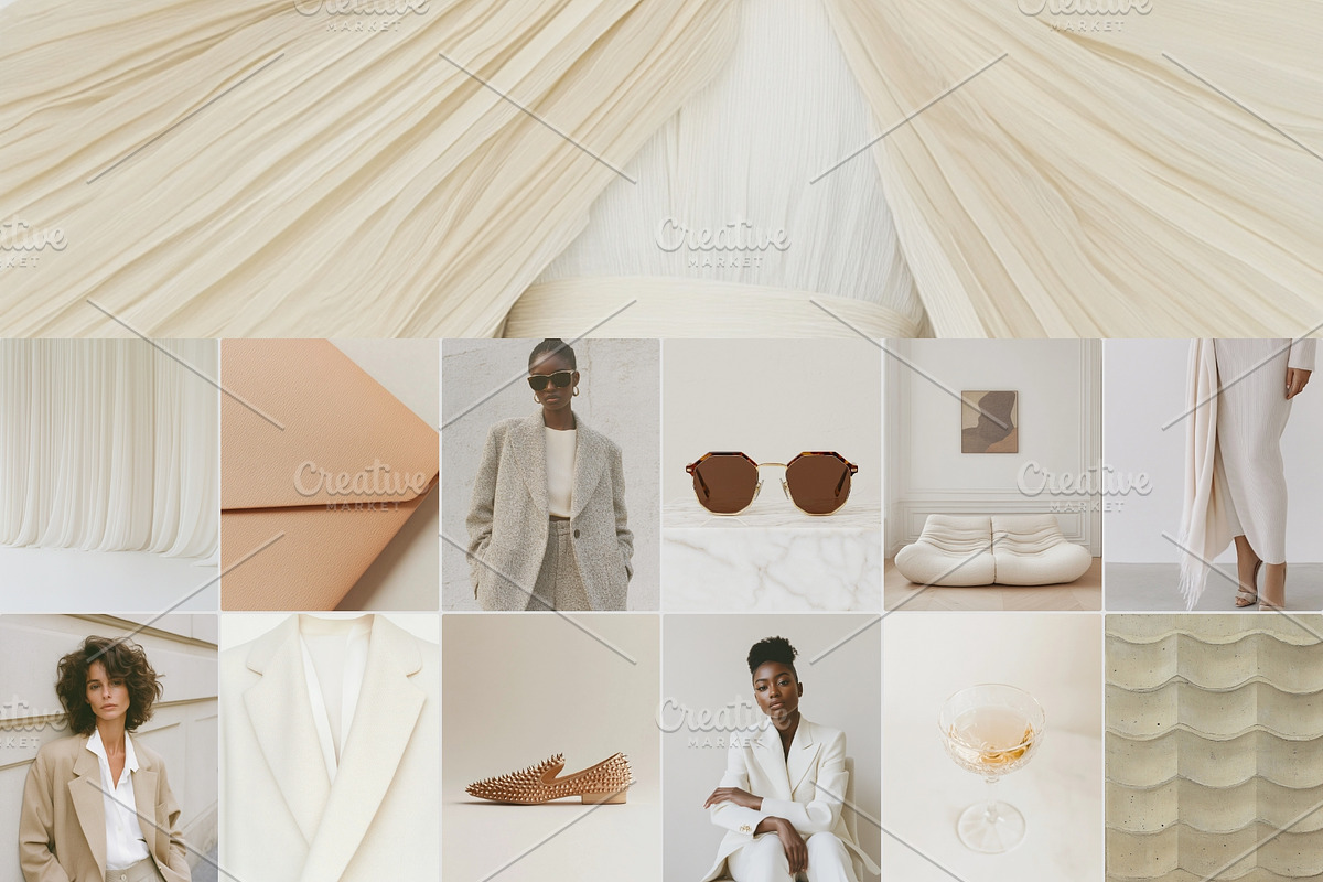 Neutral Minimalist Editorial Images, a Beauty & Fashion Photo by Make Stories Studio (Photo 10 of 17)
