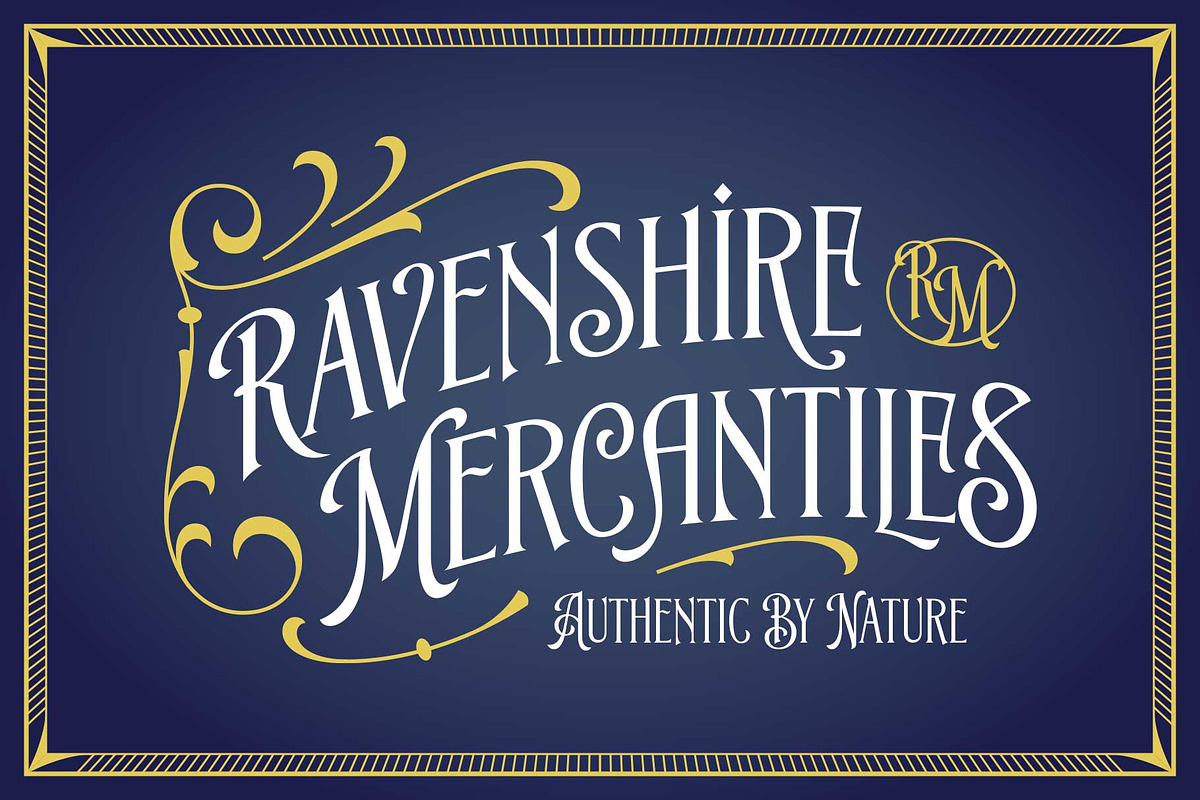 Blacknose - Vintage Inspired, a Serif Font by Arterfak Project (Photo 5 of 11)