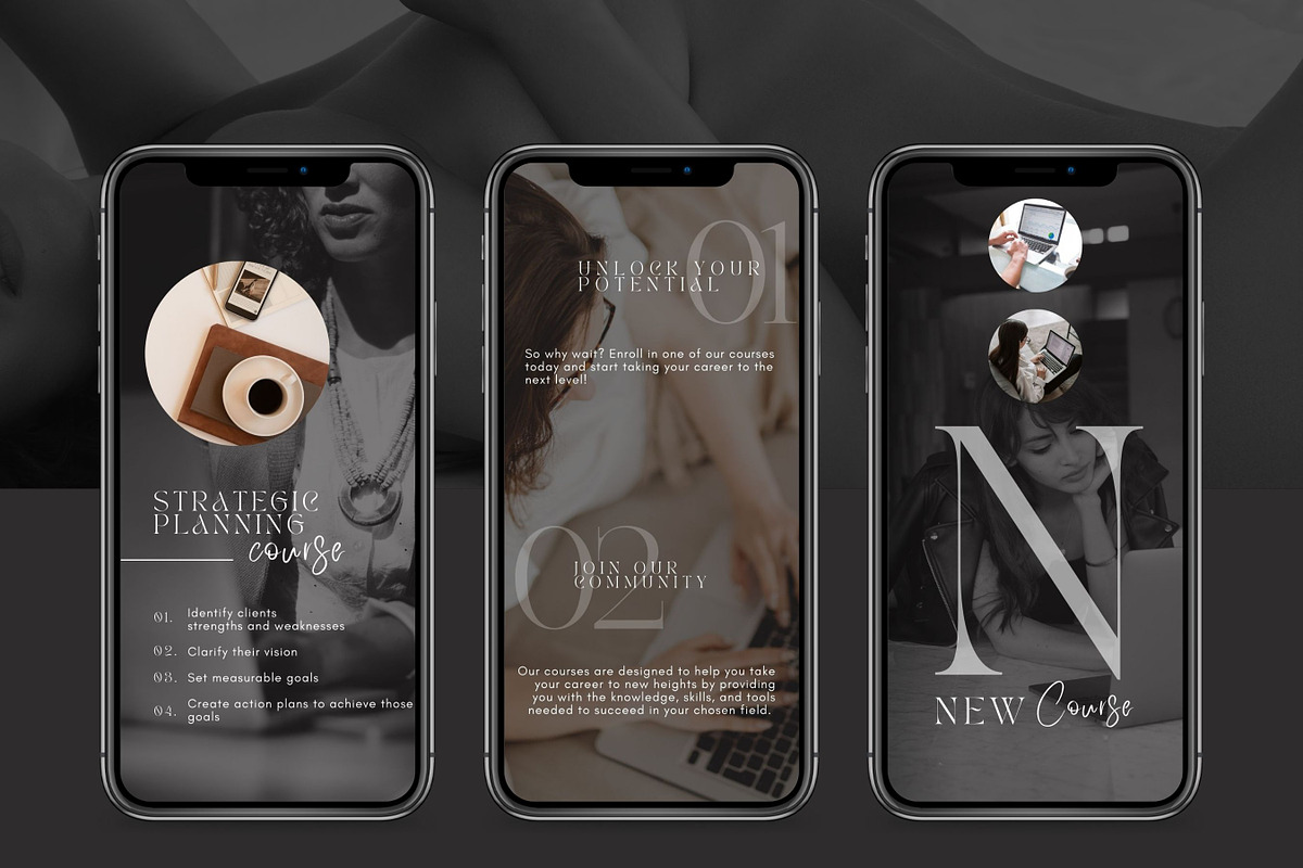 Coaches Instagram Stories Templates, a Social Media Template by design4social (Photo 7 of 9)