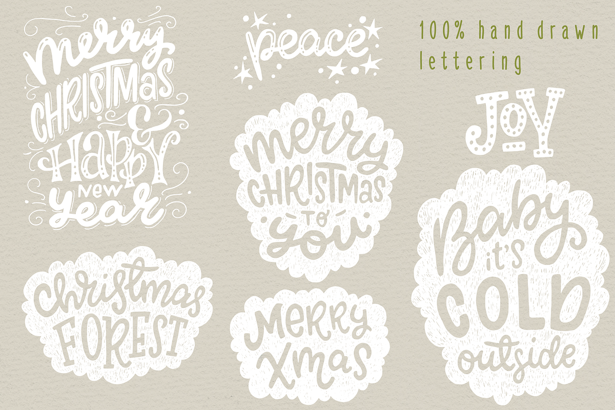 Christmas Forest Collection, a Seasonal Illustration by Sketchetarian (Photo 8 of 8)