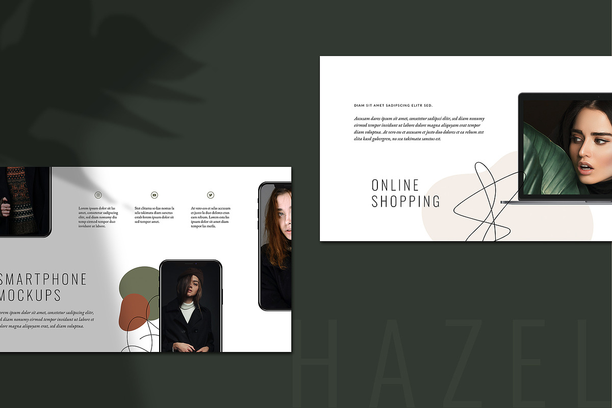 HAZEL Keynote Template, a Presentation Template by AgataCreate (Photo 3 of 13)