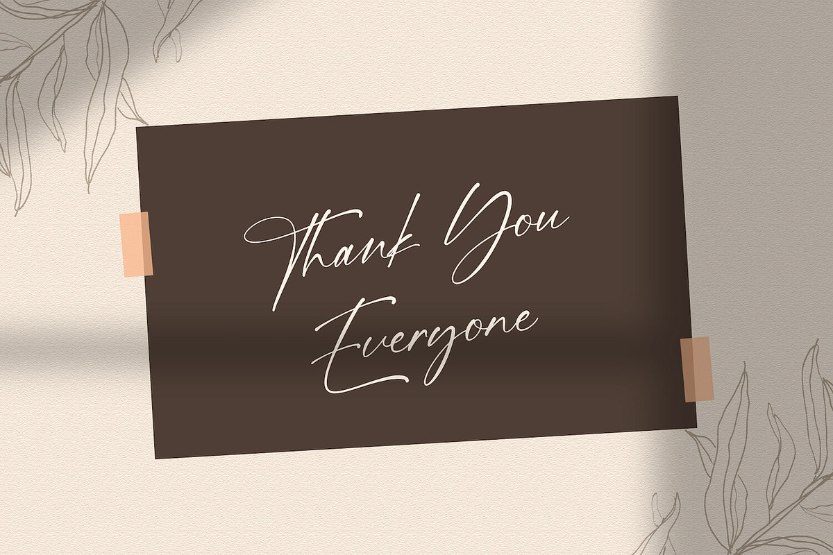 Alatas Script - Signature Font, a Script Font by StringLabs (Photo 11 of 11)