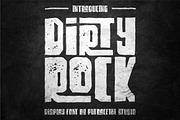 Dirty Rock Typeface, a Sans Serif Font by PutraCetol Studio (Thumbnail 1 of 10)
