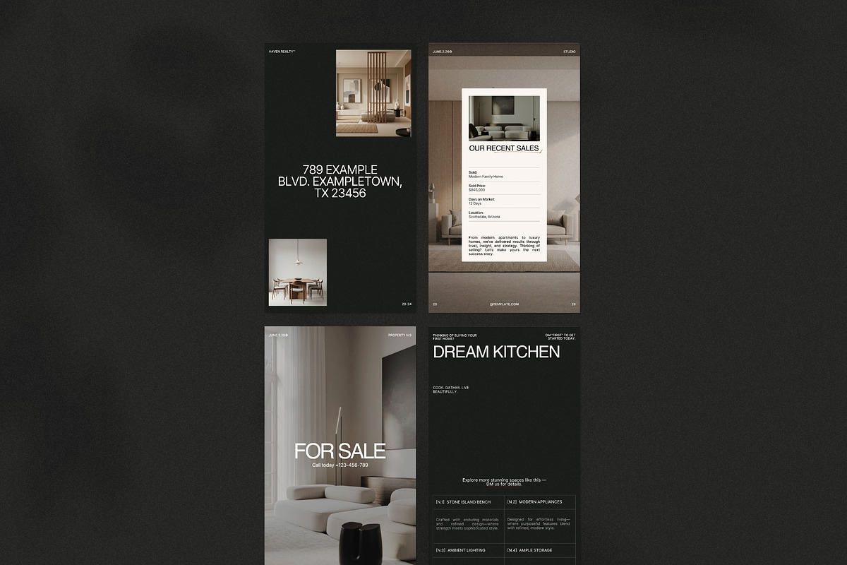 Modern Real Estate Post & Story Kit, a Social Media Template by Prapti Design (Photo 9 of 10)