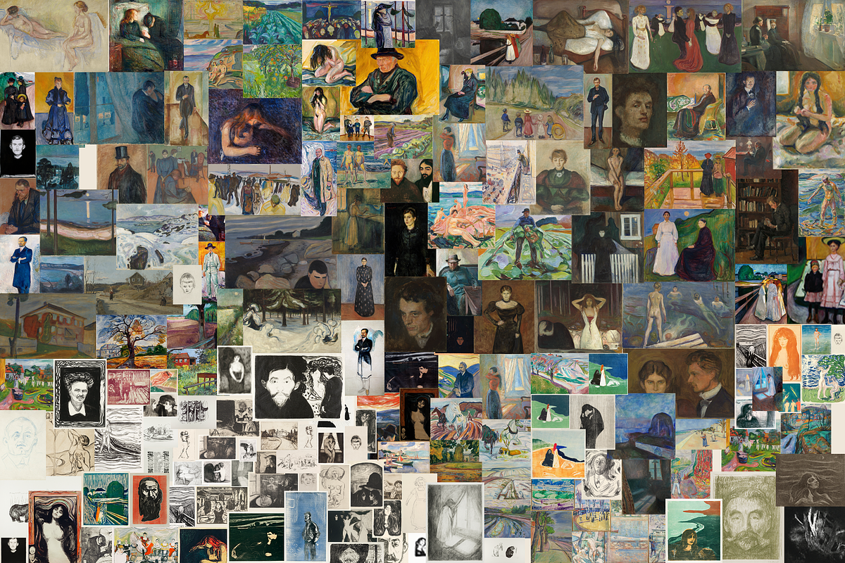 550+ Edvard Munch Paintings, a Person Illustration by Digital Museum (Photo 2 of 12)