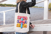 Floral Amen Christian Easter PNG, an Illustration by DreamPrint404 (Thumbnail 5 of 6)