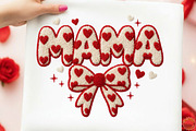 Faux Yarn Valentine’s Day Mama Png, an Illustration by designcity5 (Thumbnail 1 of 9)