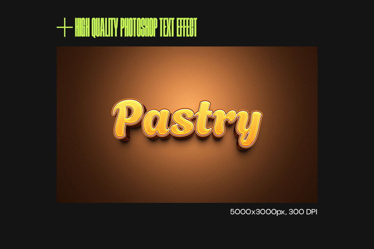 Brownie Text Effect, a Layer Style Add-On by dokudokunomi (Photo 2 of 4)