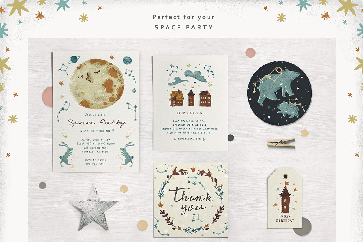 Space Travel Collection, a Decorative Illustration by Yeticrab (Photo 8 of 10)
