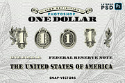 One Dollar | PSD Template, an Illustration by Snap Vectors (Thumbnail 4 of 4)