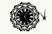 Vintage Wall Clock Victorian design, an Illustration by Amazin_art (Thumbnail 19 of 21)