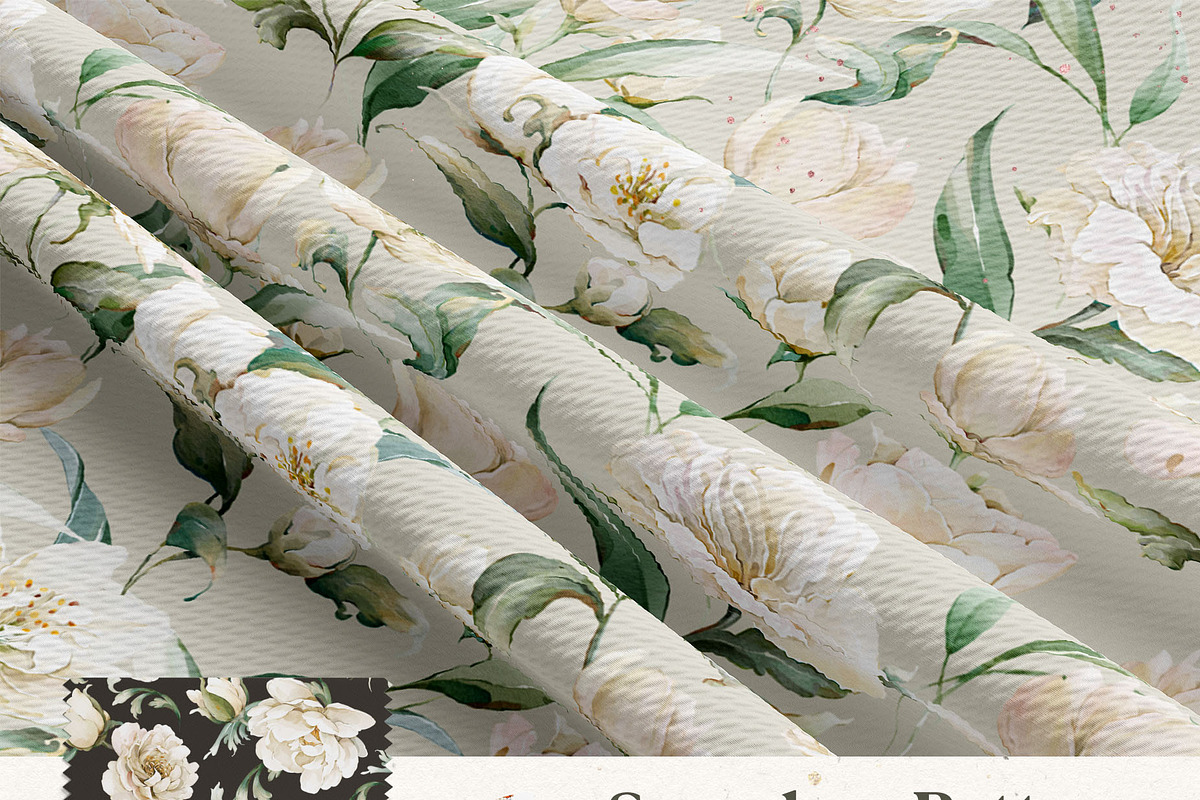 Watercolor White Flowers Collection, a Decorative Illustration by Damian Roh (Photo 14 of 16)
