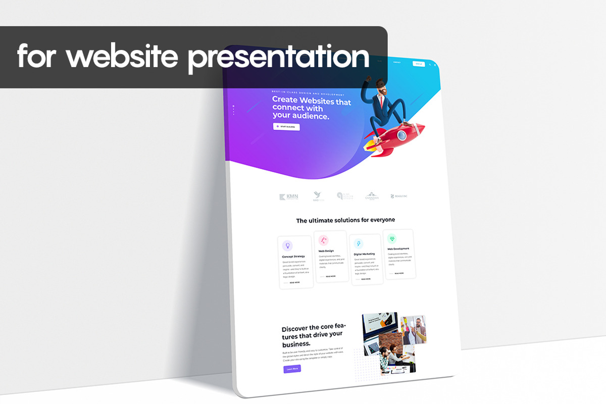 Canvas Style Presentation Mockups, a Product Mockup by KL-Webmedia (Photo 5 of 10)