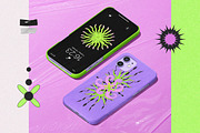 Wavy Flora - Flowers and Shapes, a Decorative Illustration by Leila Divine (Thumbnail 2 of 15)