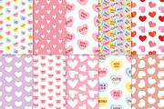 Valentine seamless patterns set, a Pattern Graphic by Swetsol (Thumbnail 2 of 8)