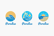 Hand drawn beach logo collection, a Branding & Logo Template by Medianeka (Thumbnail 4 of 5)