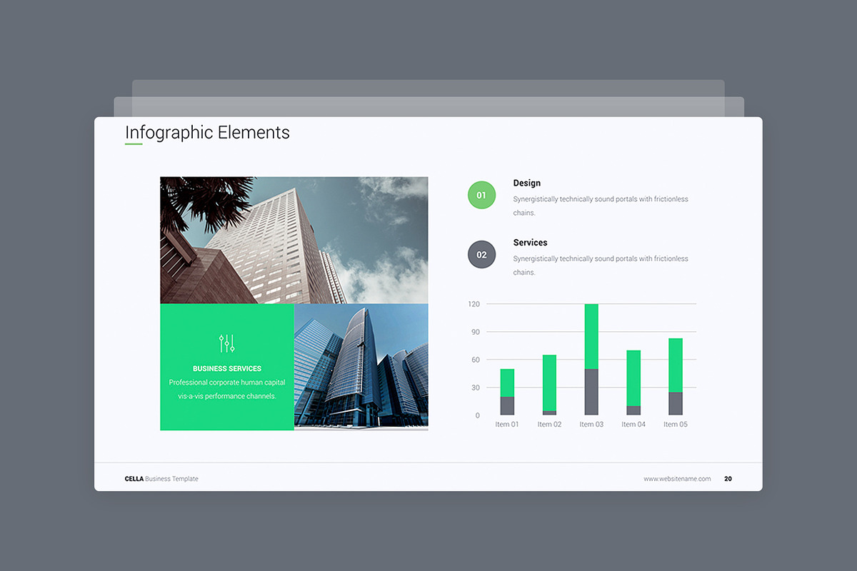 Cella - Business Clean Template, a Presentation Template by UDEA Store (Photo 2 of 19)