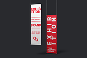 Exhibition Flag Banner Mockup, an Advertising Mockup by DSNA Mockup (Thumbnail 3 of 5)