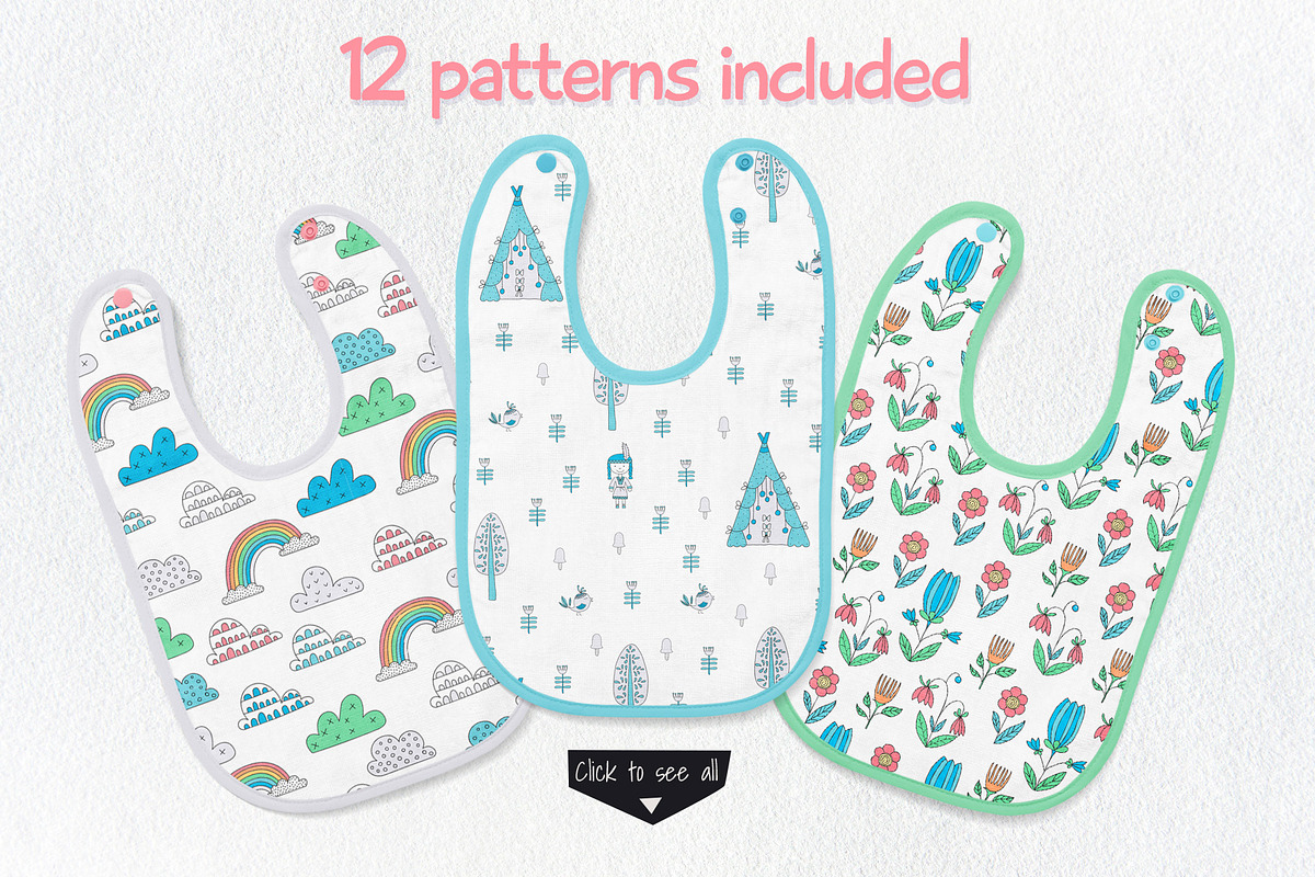 Nursery for a girl-Clipart&Lettering, an Animal Illustration by Truefiesta (Photo 6 of 8)