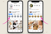 Insta Story Highlight Covers Canva, a Social Media Template by GraphiCarola (Thumbnail 9 of 10)