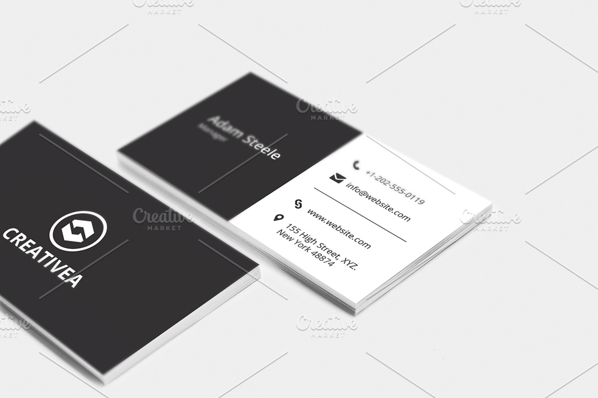 Minimal Business Card Template, a Business Card Template by Arslan (Photo 3 of 3)
