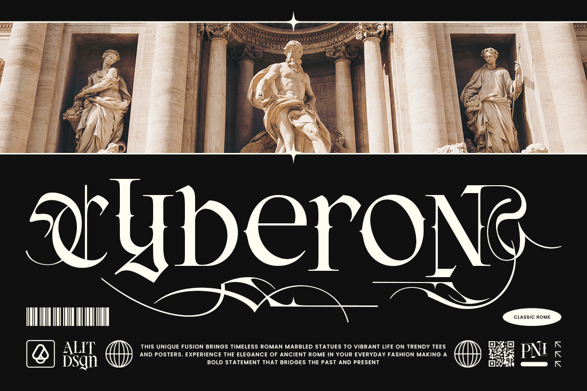 Sunsurya Blackletter Typeface, a Blackletter Font by alit design (Photo 11 of 19)