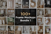 100+ Frame Mockups Bundle 1, an Architecture Photo by GFXCity (Thumbnail 1 of 27)