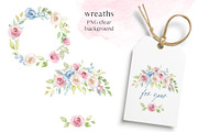 Watercolor pastel roses., a Texture Illustration by Larisa Maslova (Thumbnail 2 of 13)