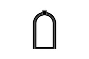 Vintage Arch Window Silhouette, a Graphic by hafijul (Thumbnail 7 of 10)
