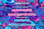 Outline Mirage - Graffiti Font, a Font by PutraCetol Studio (Thumbnail 5 of 5)